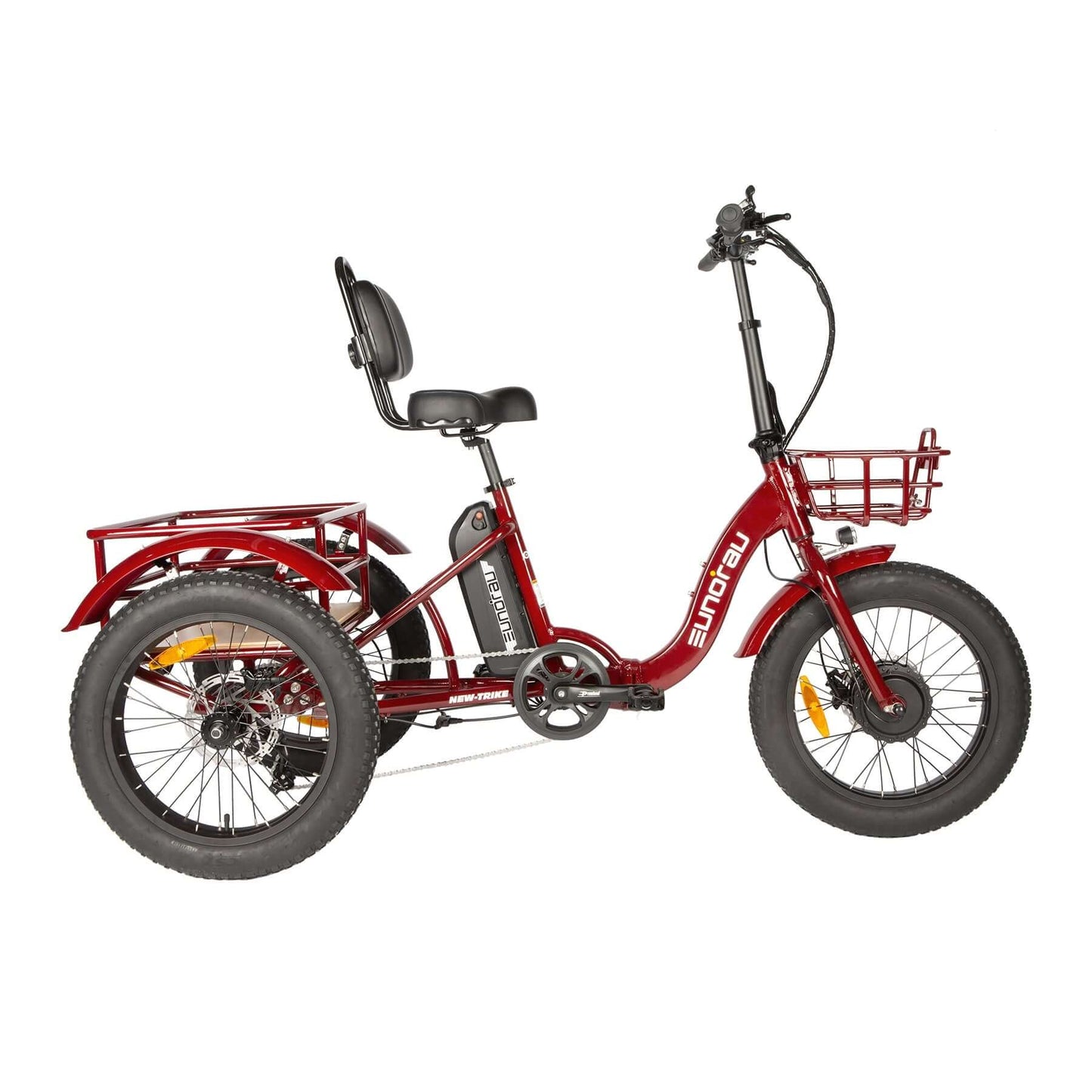 Eunorau New-Trike Folding Fat Tire Cargo Electric Tricycle