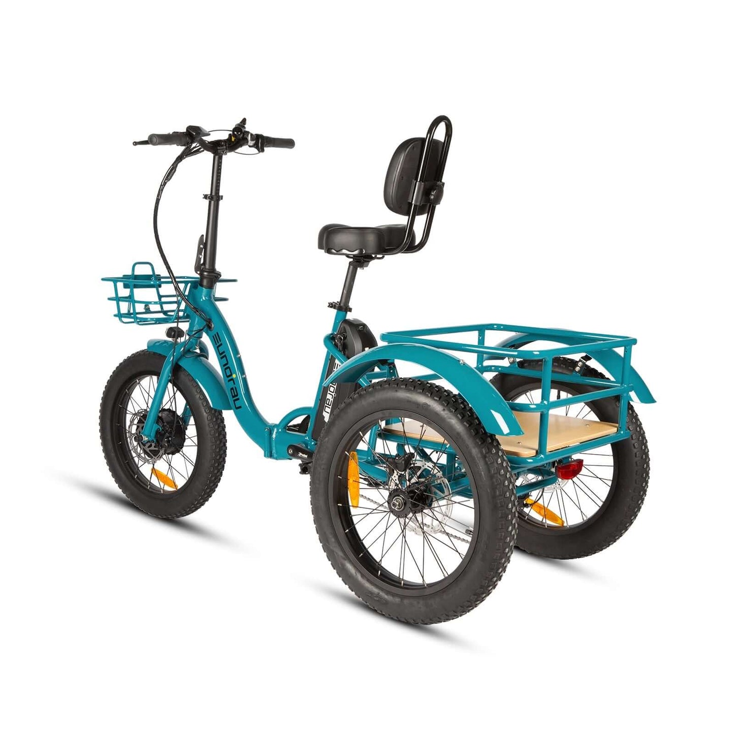Eunorau New-Trike Folding Fat Tire Cargo Electric Tricycle