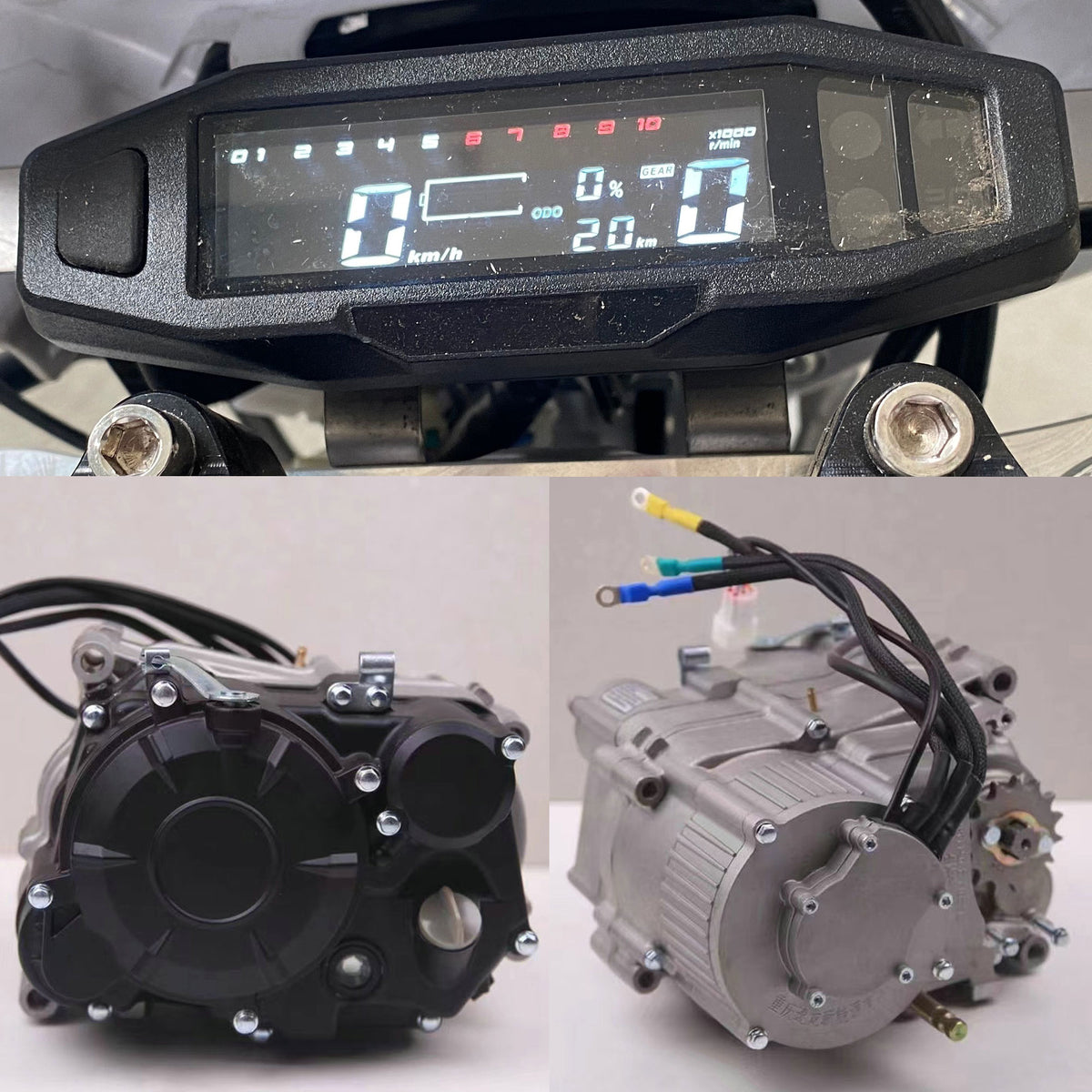 MotoTec Venom 72V 1200W Electric Dirt Bike