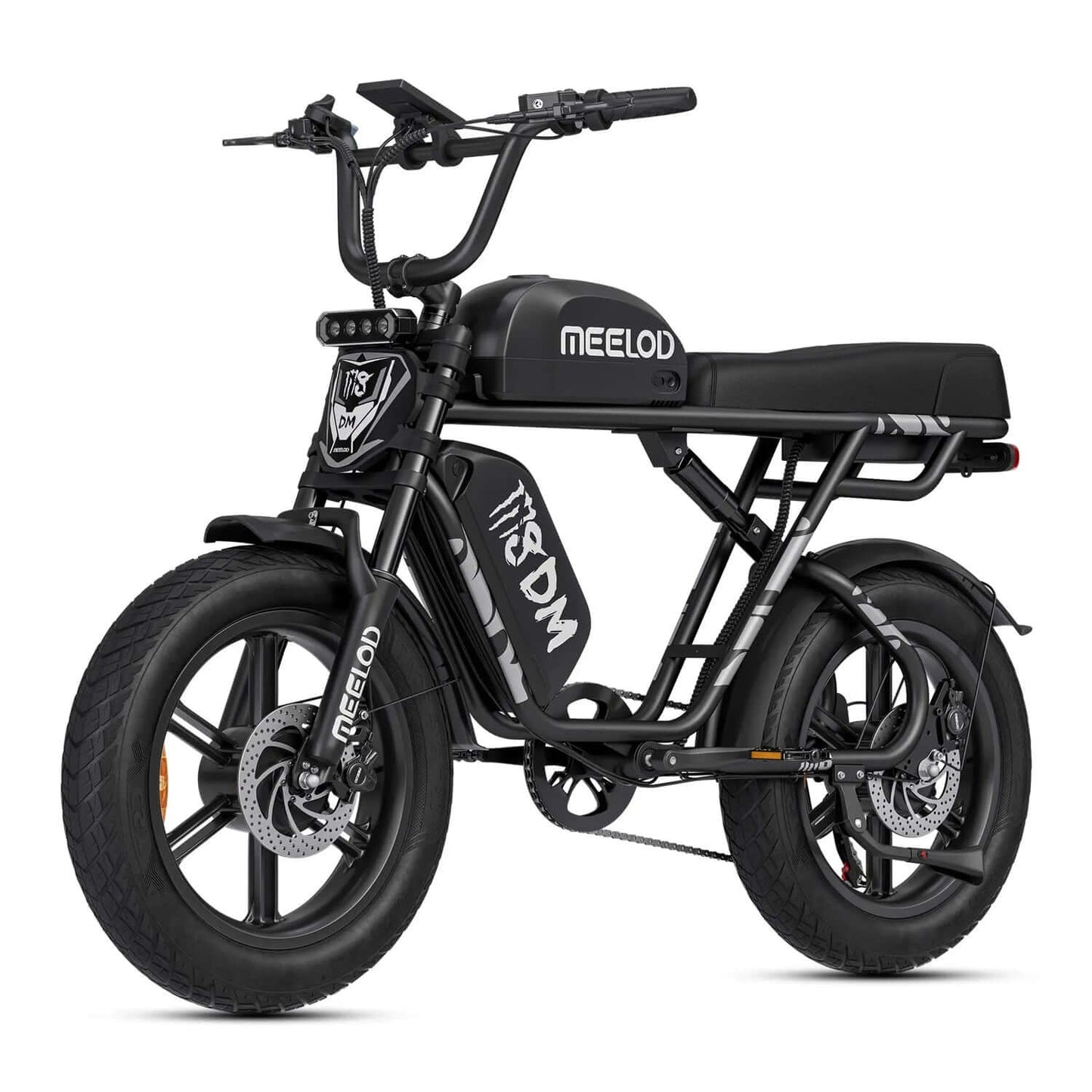 Meelod M8DM Dual Motor/Dual Battery Fat Tire Electric Bike