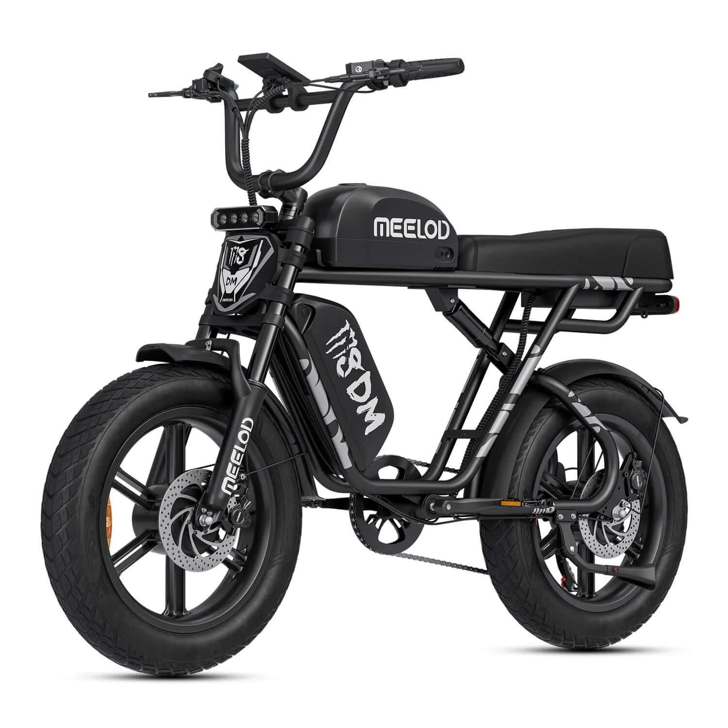Meelod M8DM Dual Motor/Dual Battery Fat Tire Electric Bike