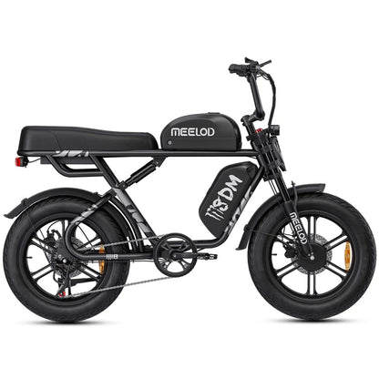 Meelod M8DM Dual Motor/Dual Battery Fat Tire Electric Bike