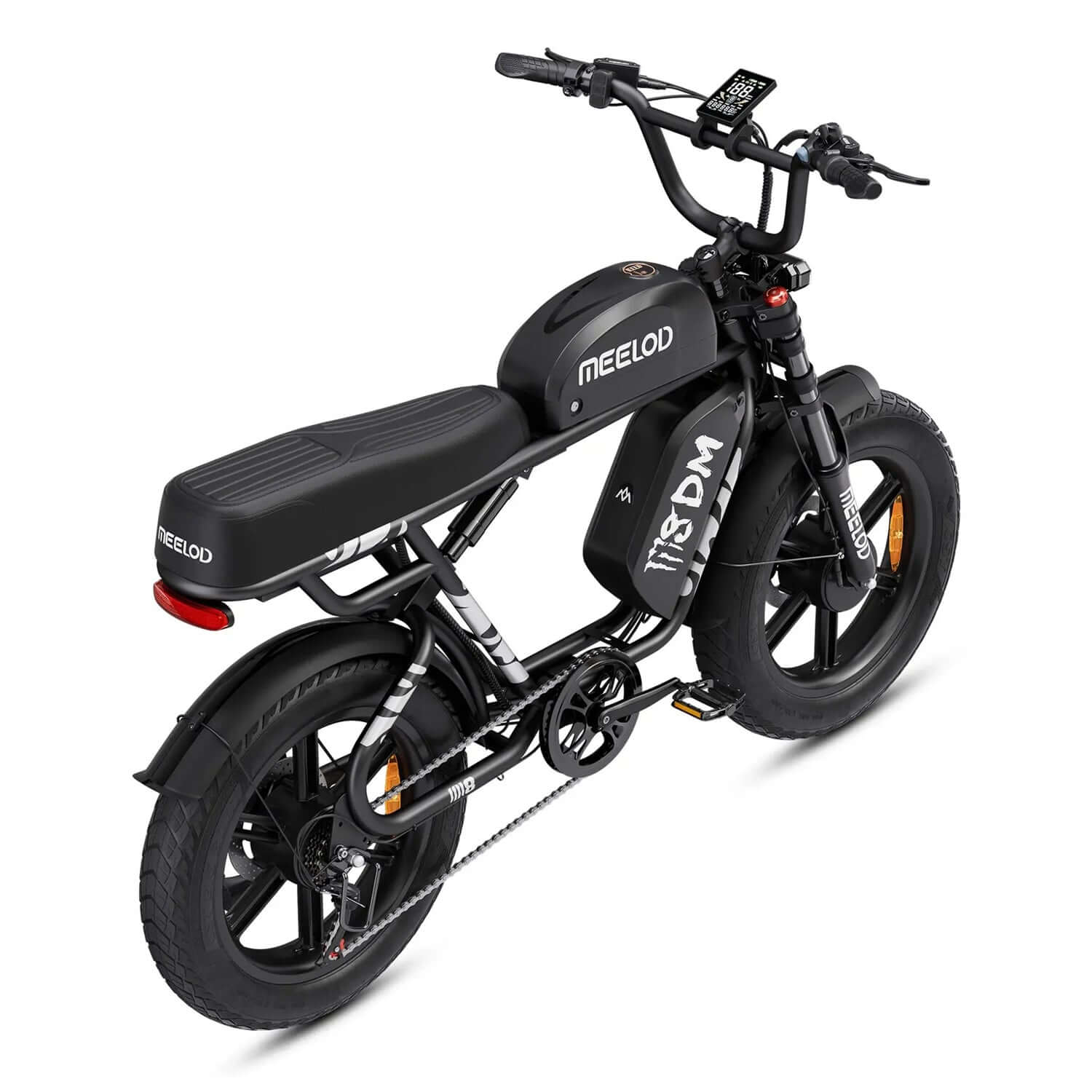 Meelod M8DM Dual Motor/Dual Battery Fat Tire Electric Bike