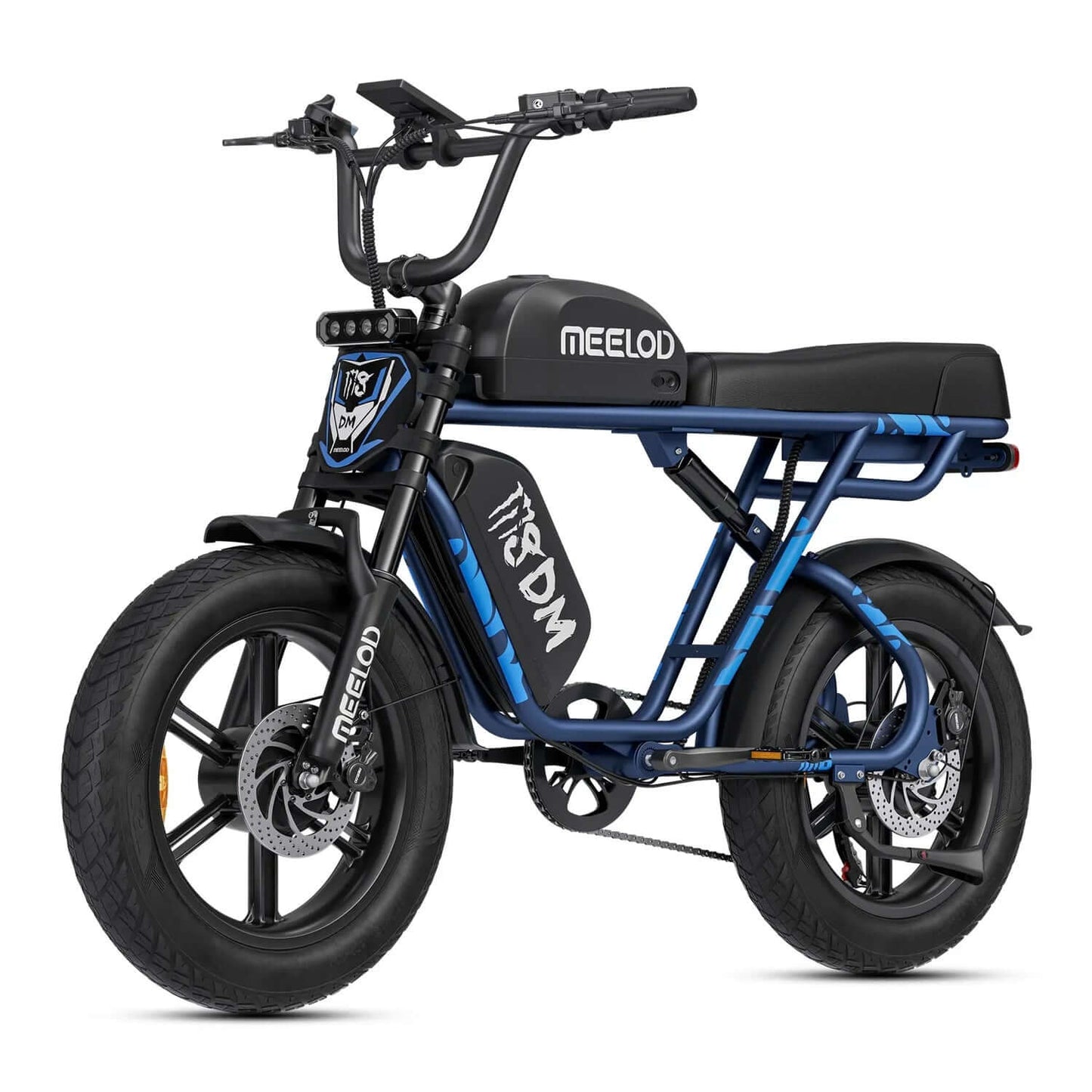 Meelod M8DM Dual Motor/Dual Battery Fat Tire Electric Bike