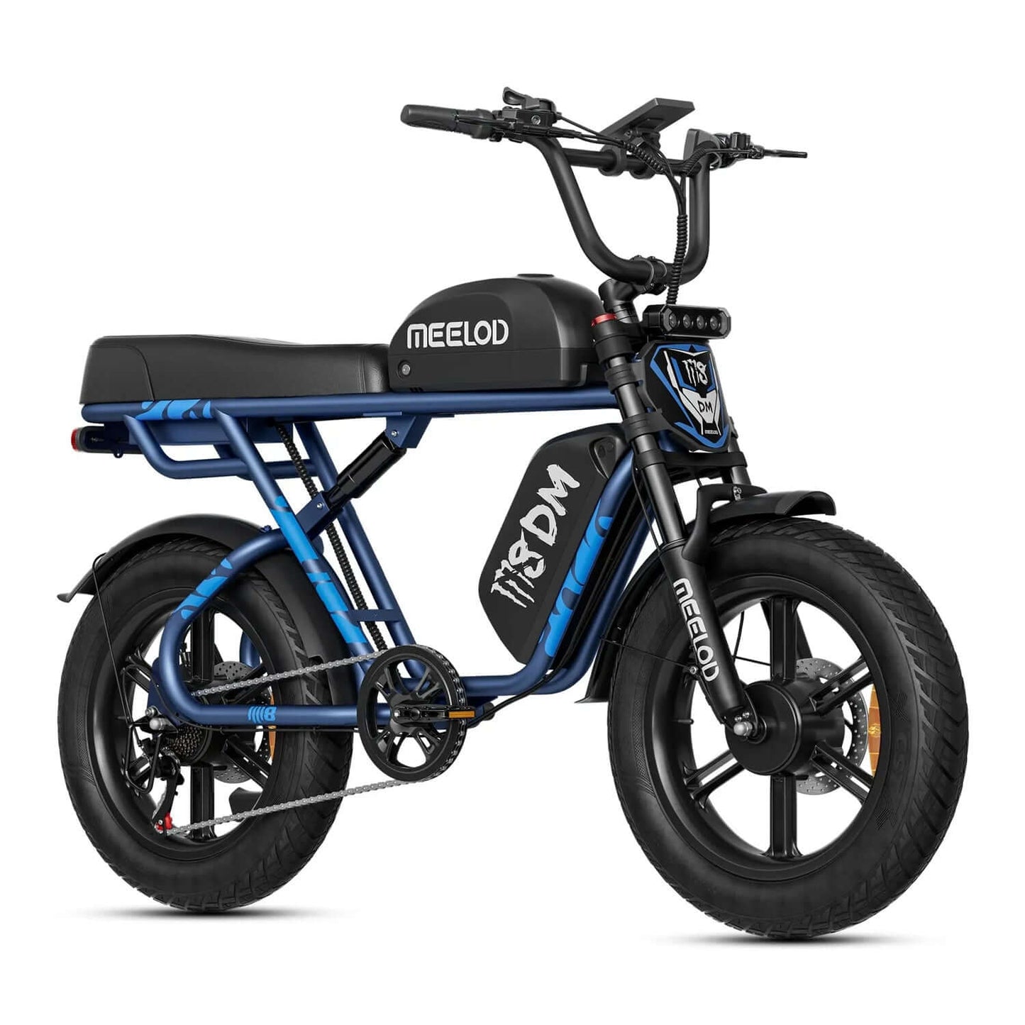 Meelod M8DM Dual Motor/Dual Battery Fat Tire Electric Bike