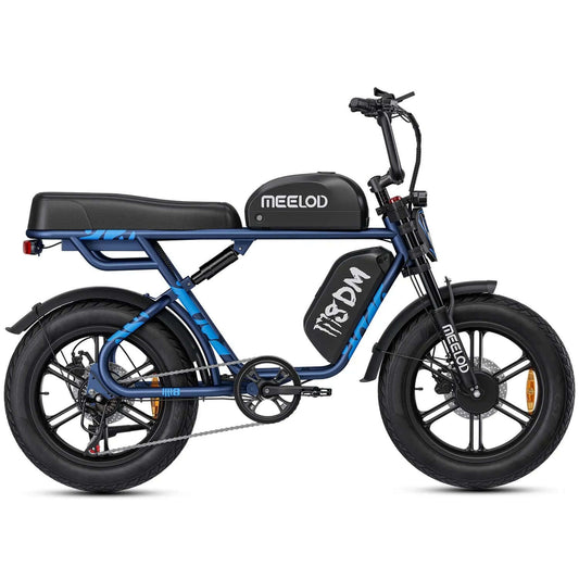 Meelod M8DM Dual Motor/Dual Battery Fat Tire Electric Bike