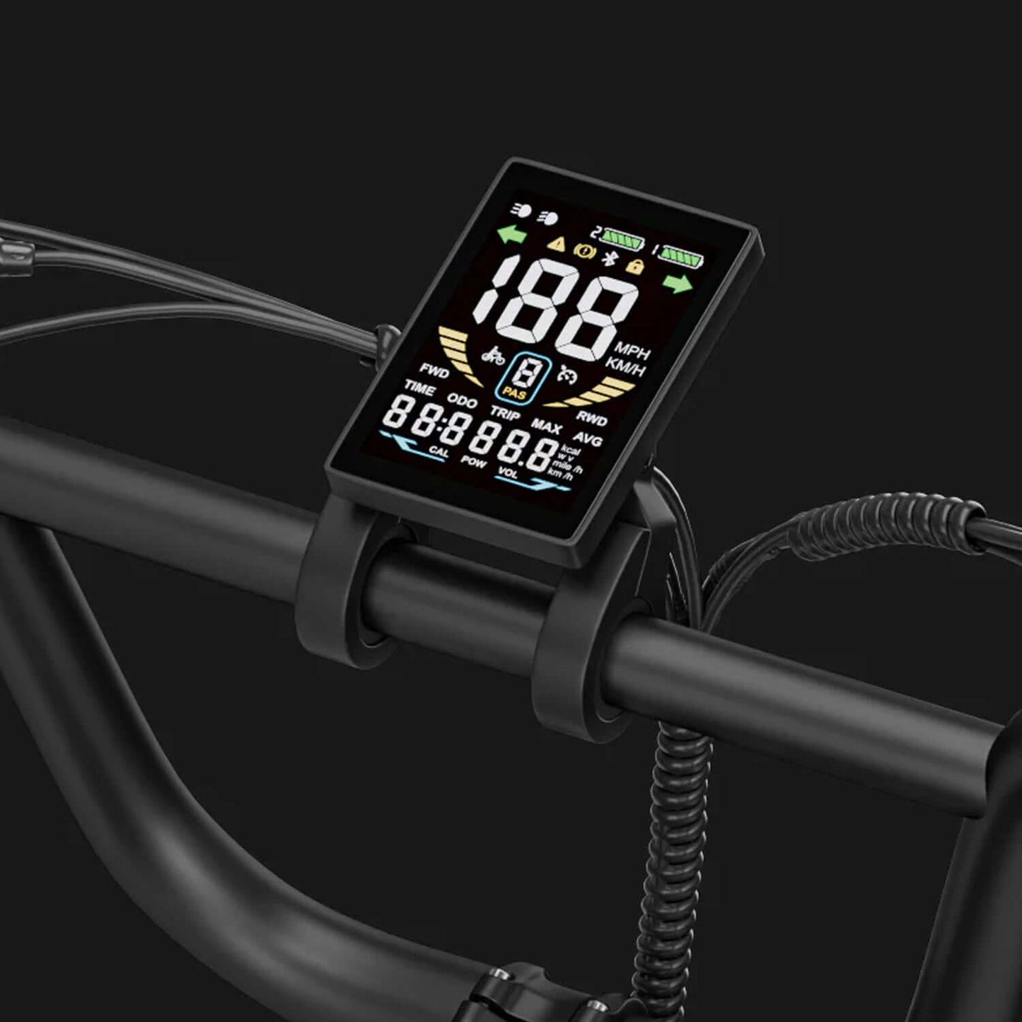 Meelod M8DM Dual Motor/Dual Battery Fat Tire Electric Bike