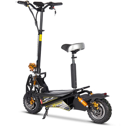MotoTec Ares 48V 1600W Electric Scooter Black