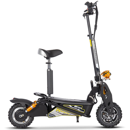 MotoTec Ares 48V 1600W Electric Scooter Black