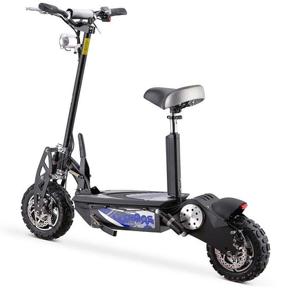 MotoTec Chaos 60V 2000W Lithium Electric Scooter Black