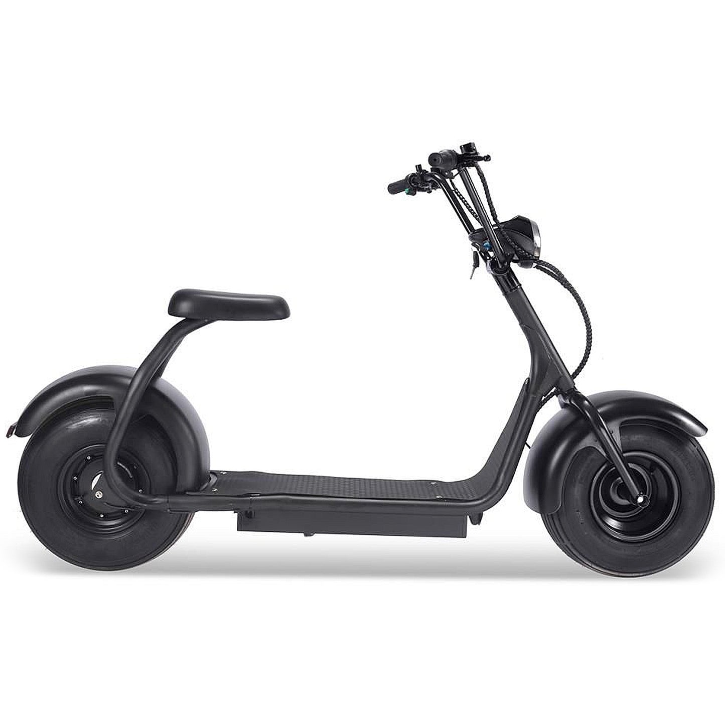 MotoTec Fat Tire 60V 2000W Lithium Electric Scooter Black