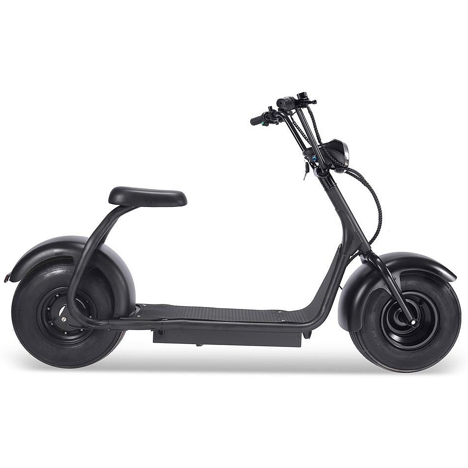 MotoTec Fat Tire 60V 2000W Lithium Electric Scooter Black