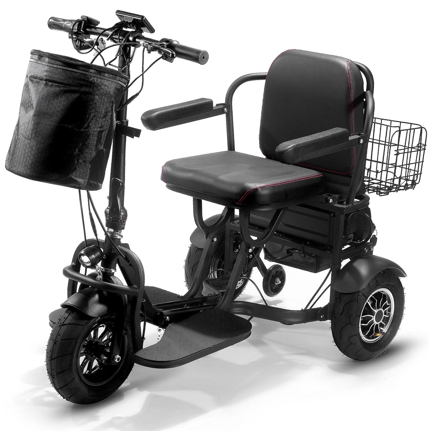 MotoTec Folding Mobility 48V 1000W Dual Motor Electric Trike