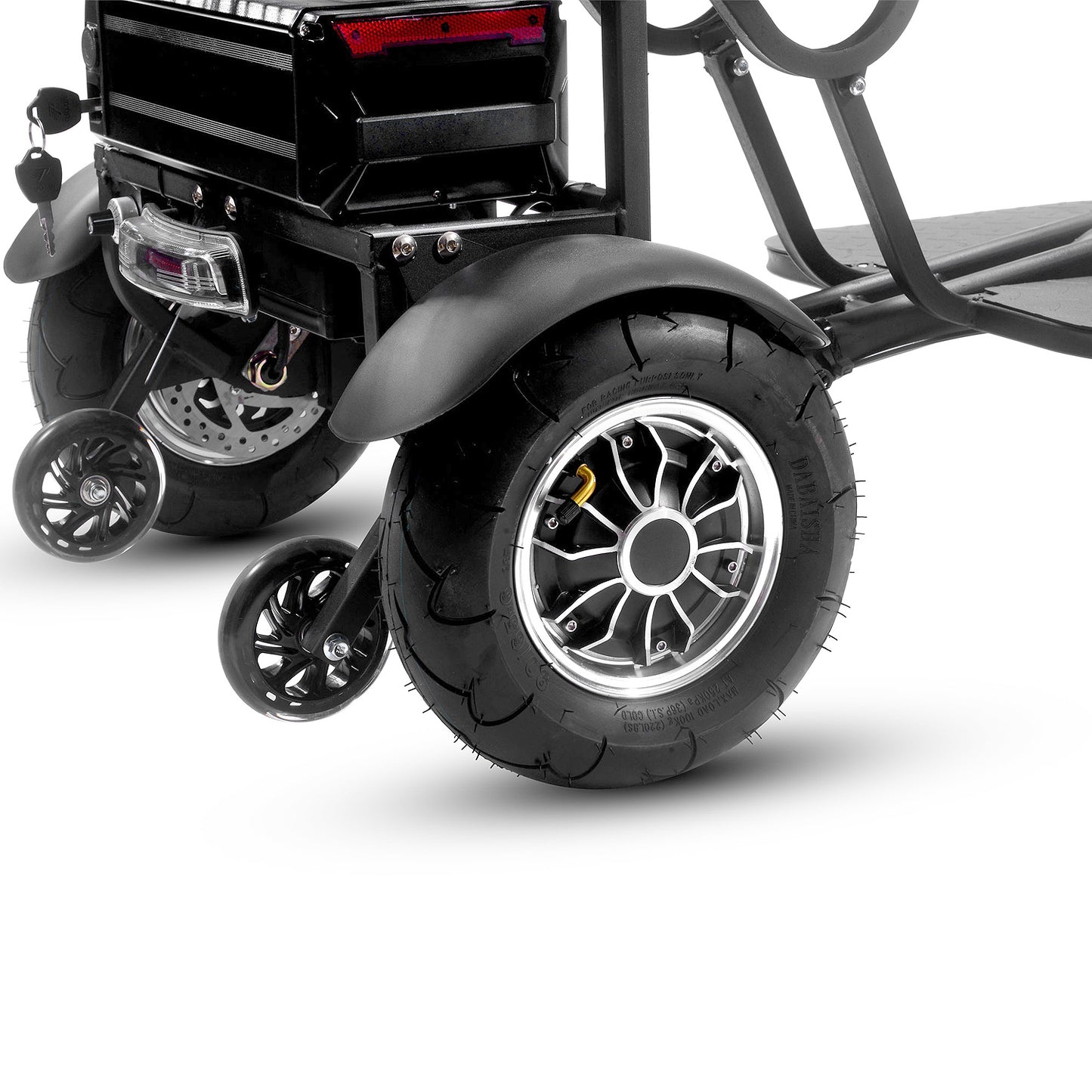 MotoTec Folding Mobility 48V 1000W Dual Motor Electric Trike