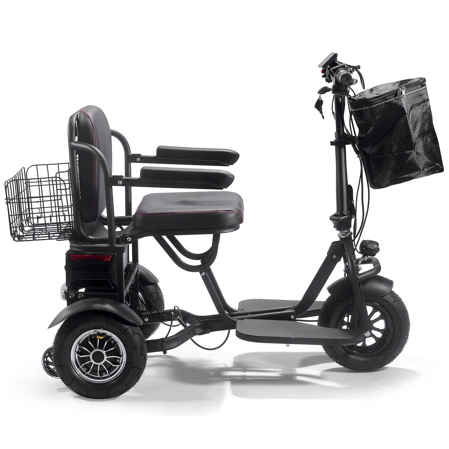 MotoTec Folding Mobility 48V 1000W Dual Motor Electric Trike