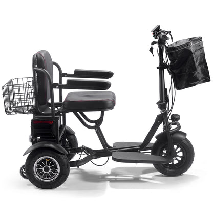MotoTec Folding Mobility 48V 1000W Dual Motor Electric Trike