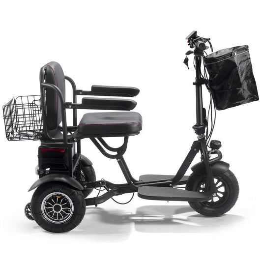 MotoTec Folding Mobility 48V 1000W Dual Motor Electric Trike