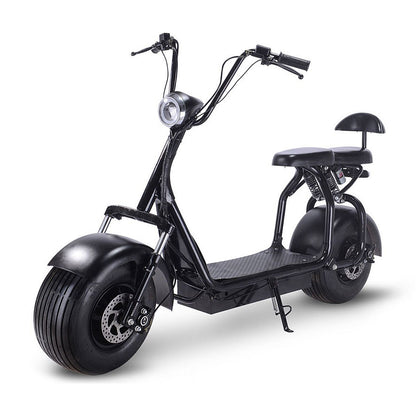 MotoTec Knockout 60V 1000W Electric Scooter Black