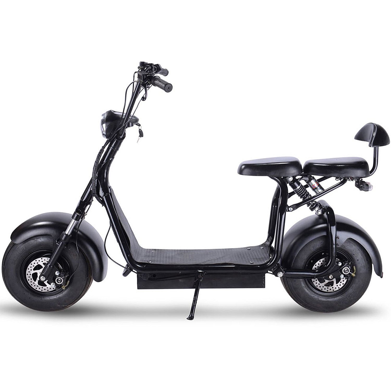MotoTec Knockout 60V 1000W Electric Scooter Black