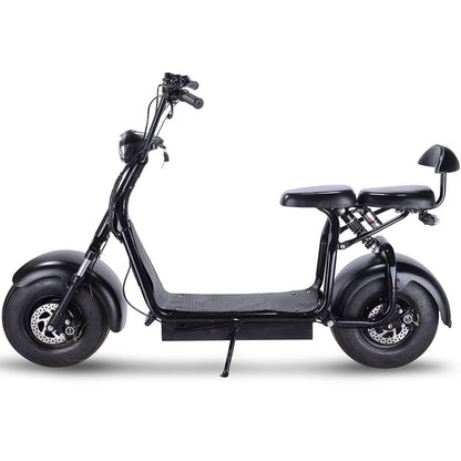 MotoTec Knockout 60V 1000W Electric Scooter Black