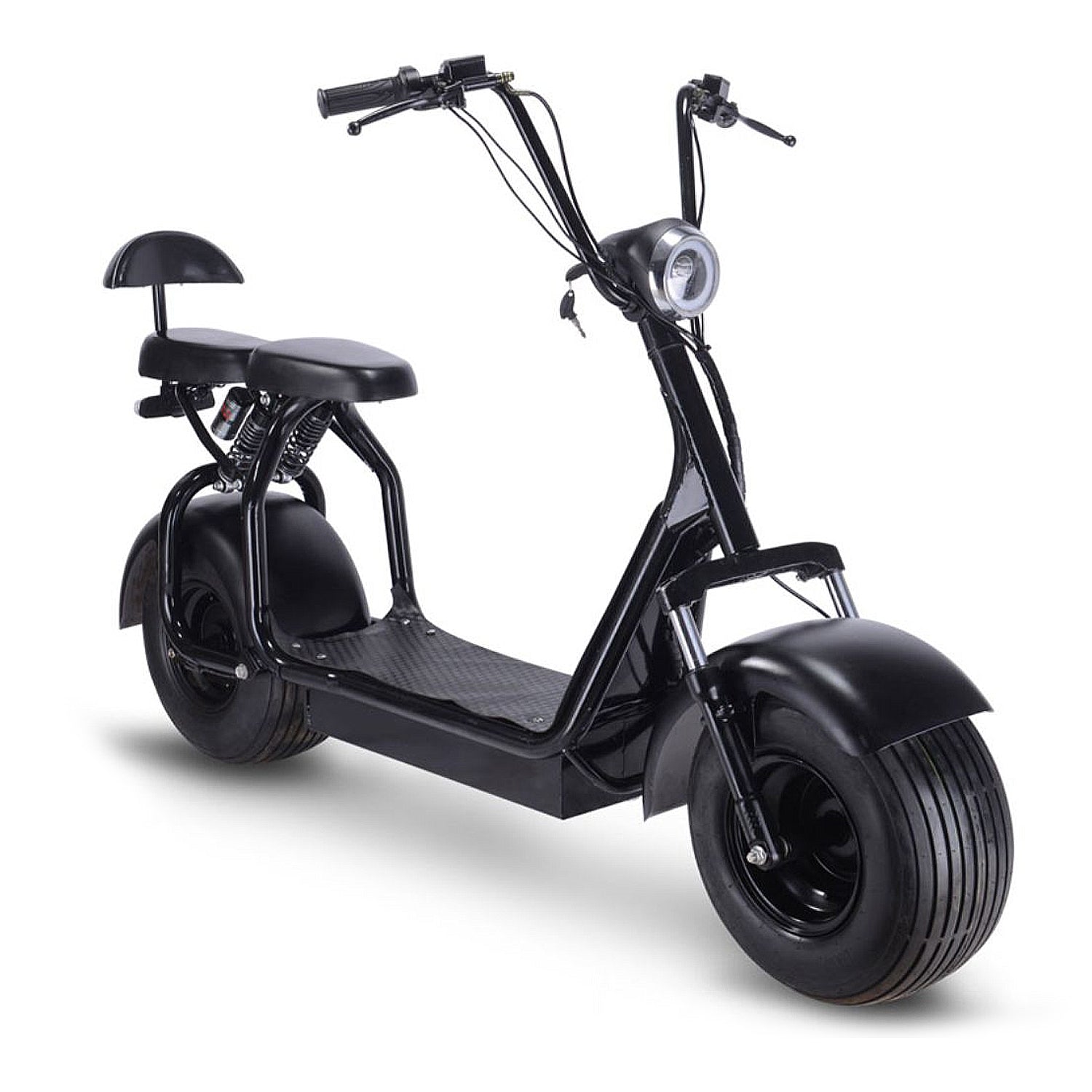MotoTec Knockout 60V 1000W Electric Scooter Black