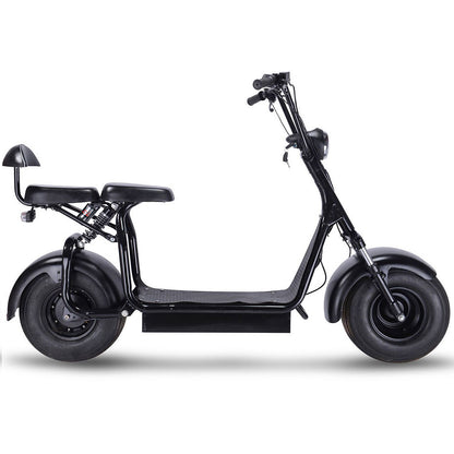MotoTec Knockout 60V 1000W Electric Scooter Black