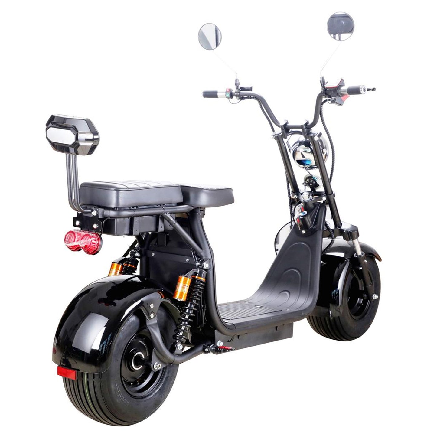 MotoTec Knockout 60V 2000W Lithium Electric Scooter Black