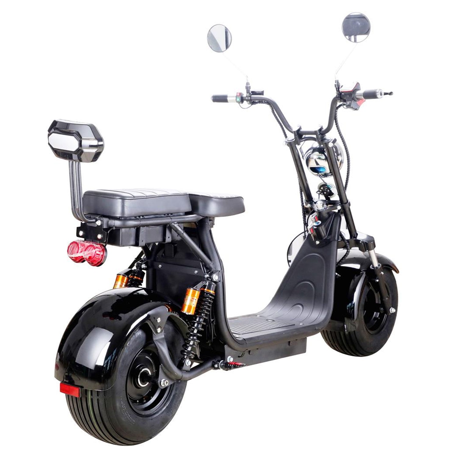 MotoTec Knockout 60V 2000W Lithium Electric Scooter Black