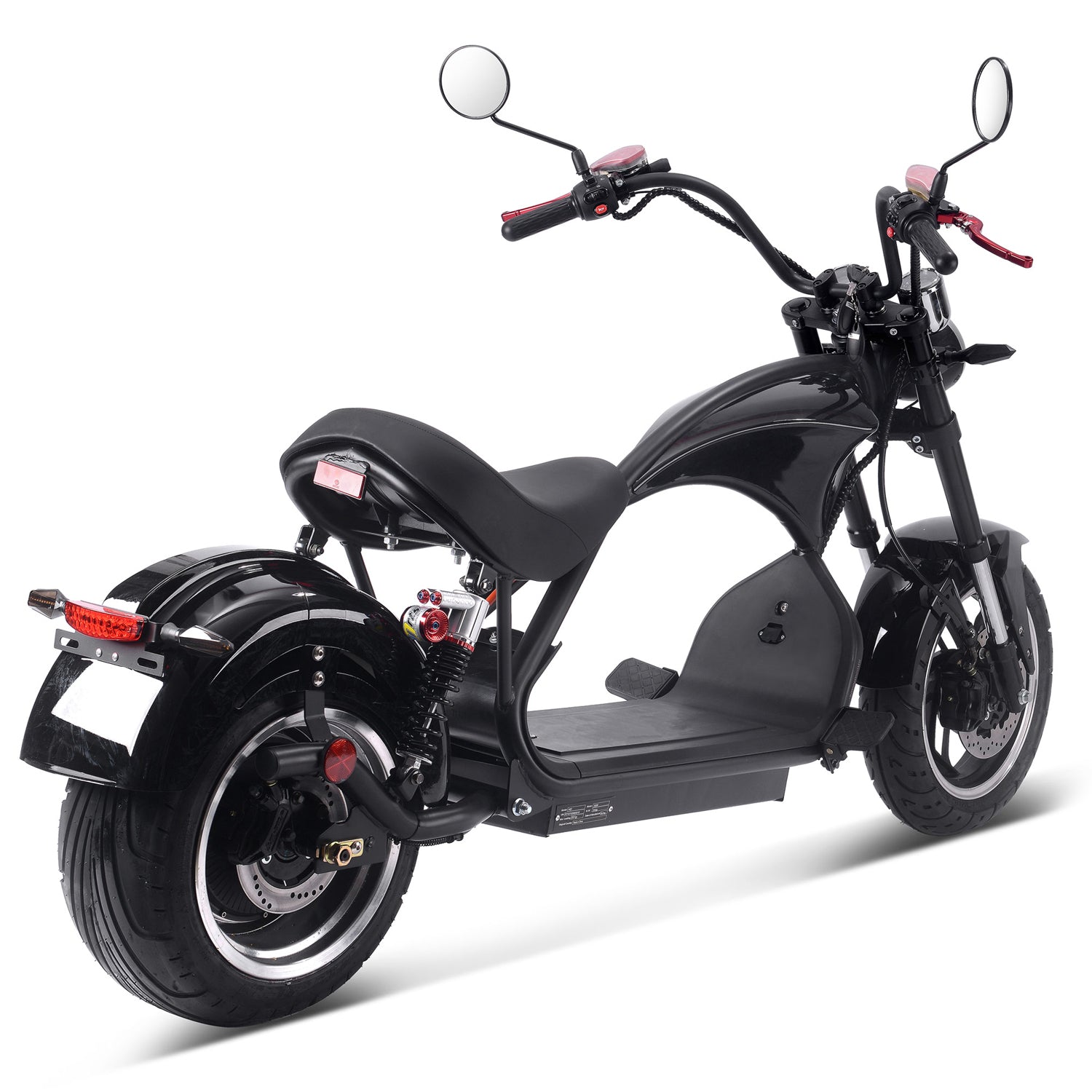 MotoTec Lowboy 60V 2500W Lithium Electric Scooter Black