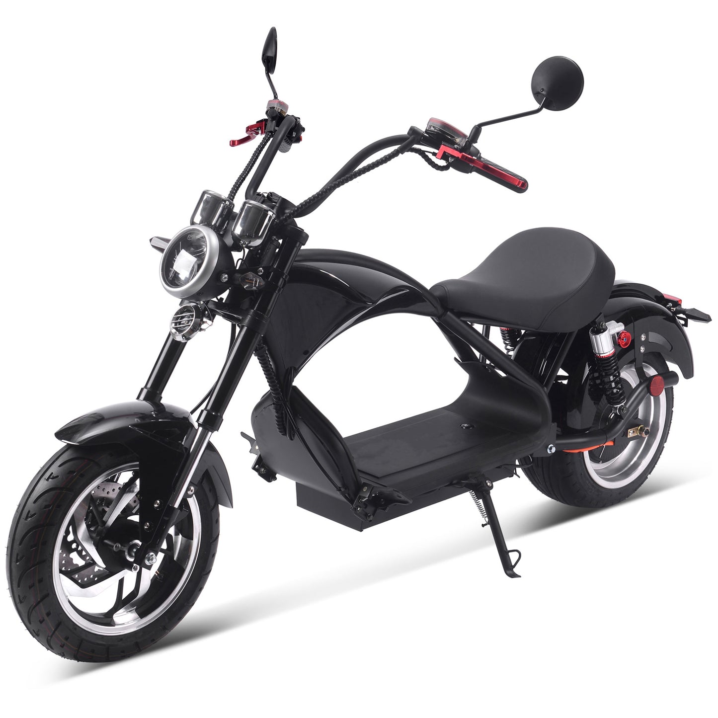 MotoTec Lowboy 60V 2500W Lithium Electric Scooter Black