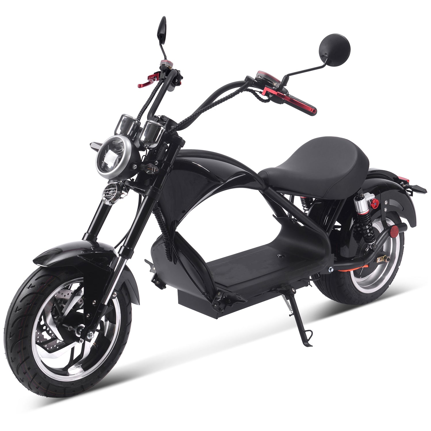 MotoTec Lowboy 60V 2500W Lithium Electric Scooter Black