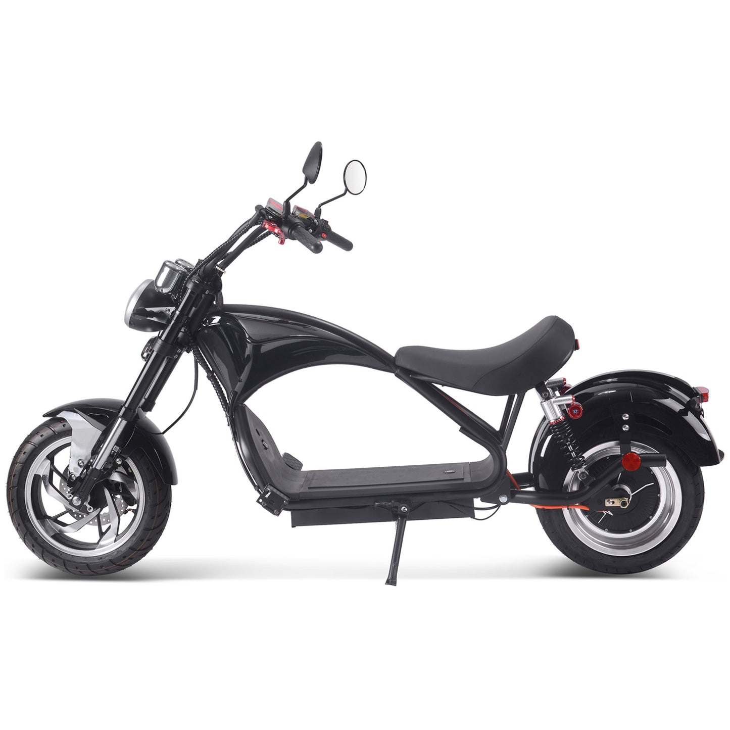 MotoTec Lowboy 60V 2500W Lithium Electric Scooter Black