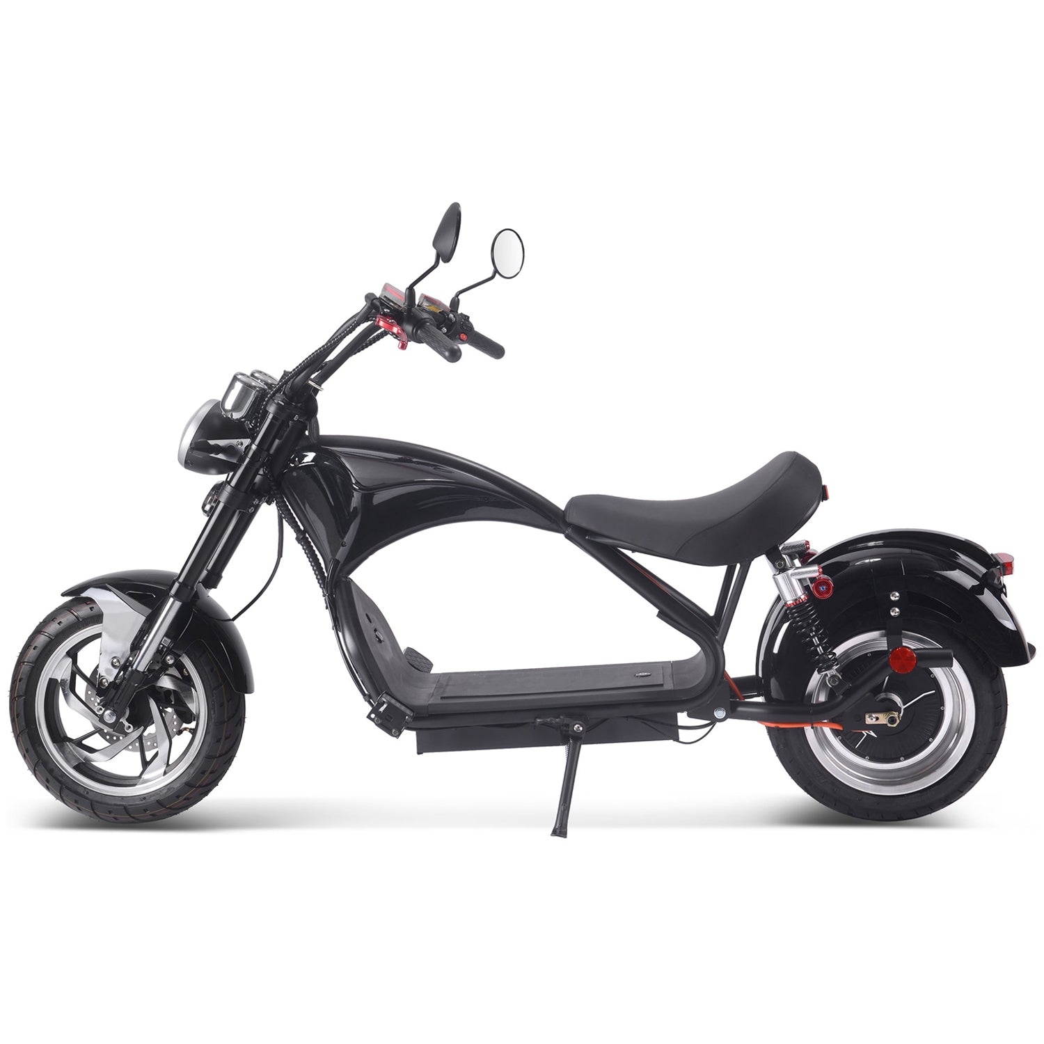 MotoTec Lowboy 60V 2500W Lithium Electric Scooter Black