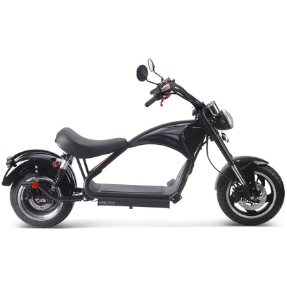 MotoTec Lowboy 60V 2500W Lithium Electric Scooter Black
