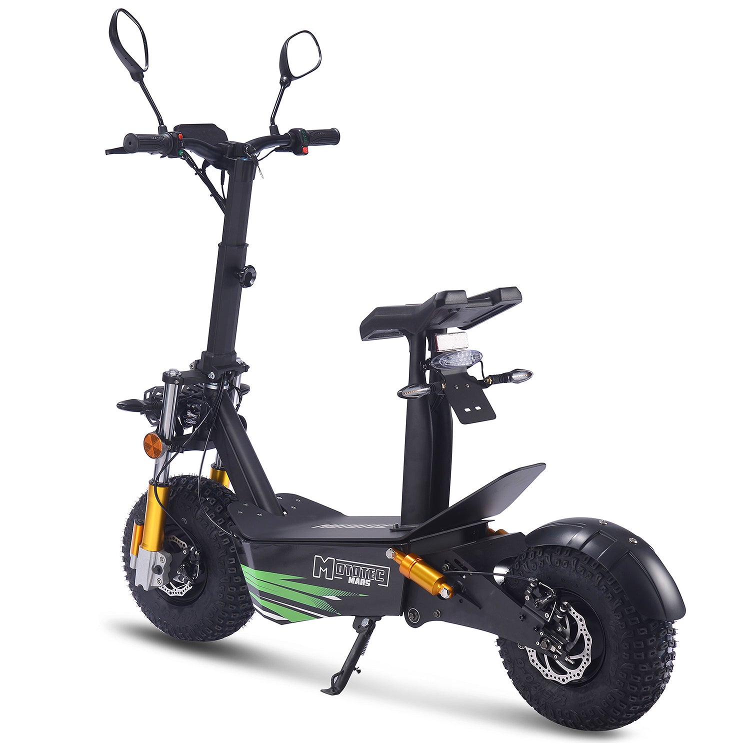 MotoTec Mars 60V 3500W Electric Scooter Black