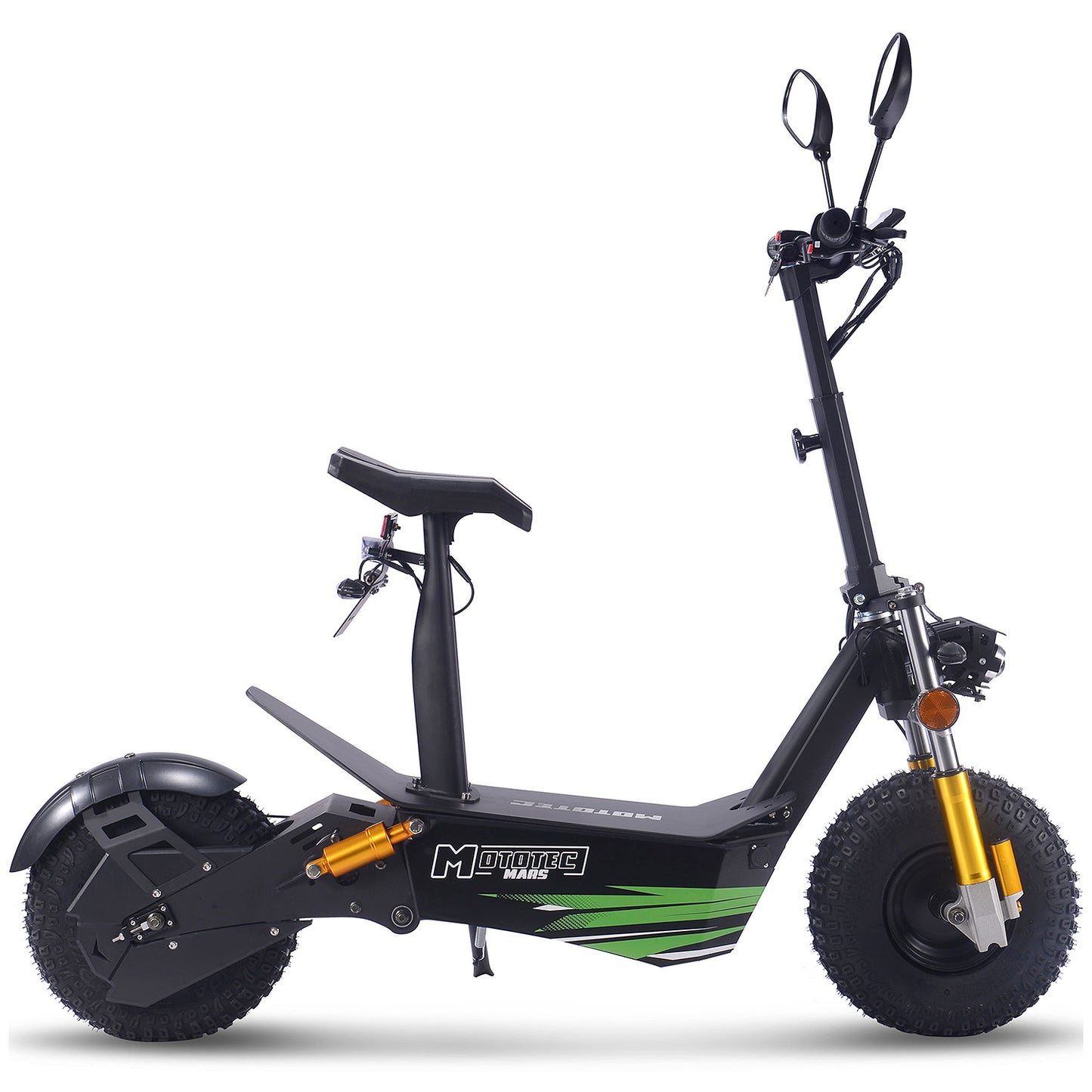 MotoTec Mars 60V 3500W Electric Scooter Black