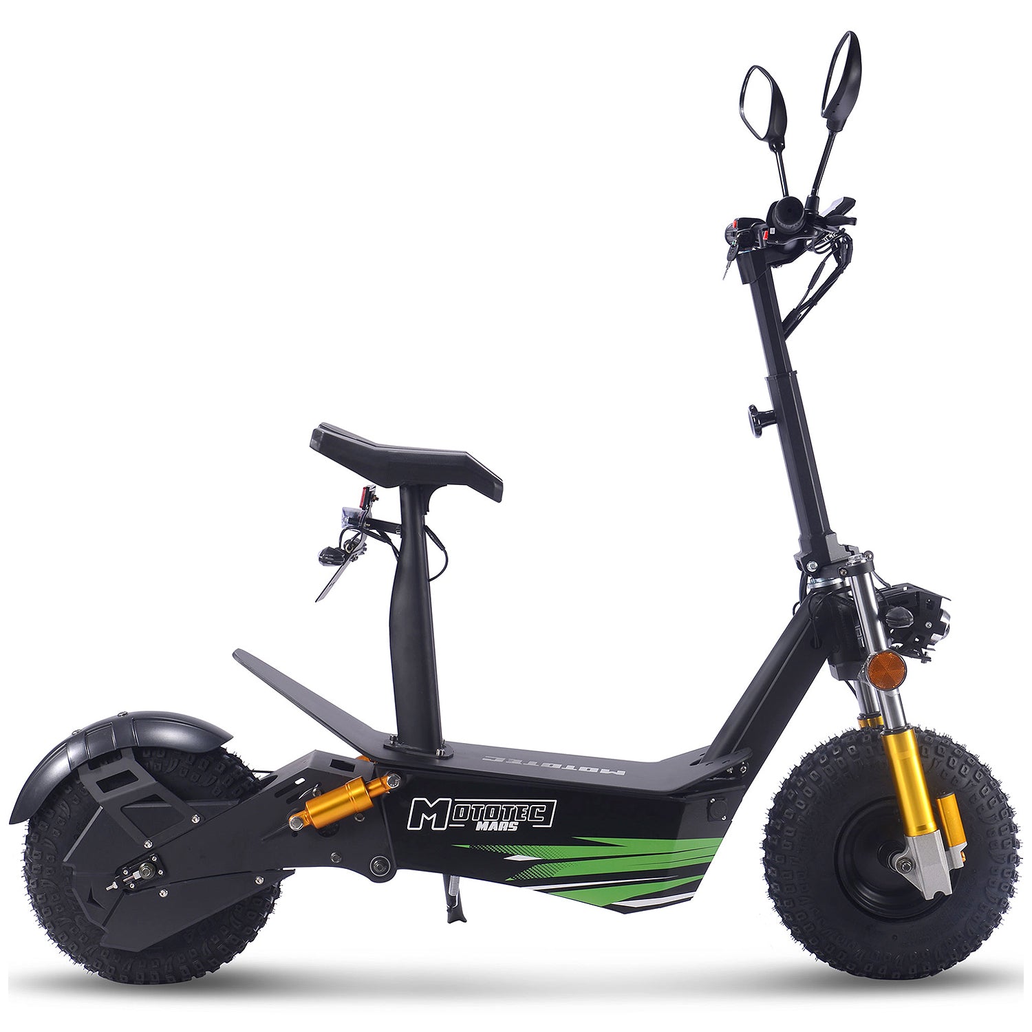 MotoTec Mars 60V 3500W Electric Scooter Black