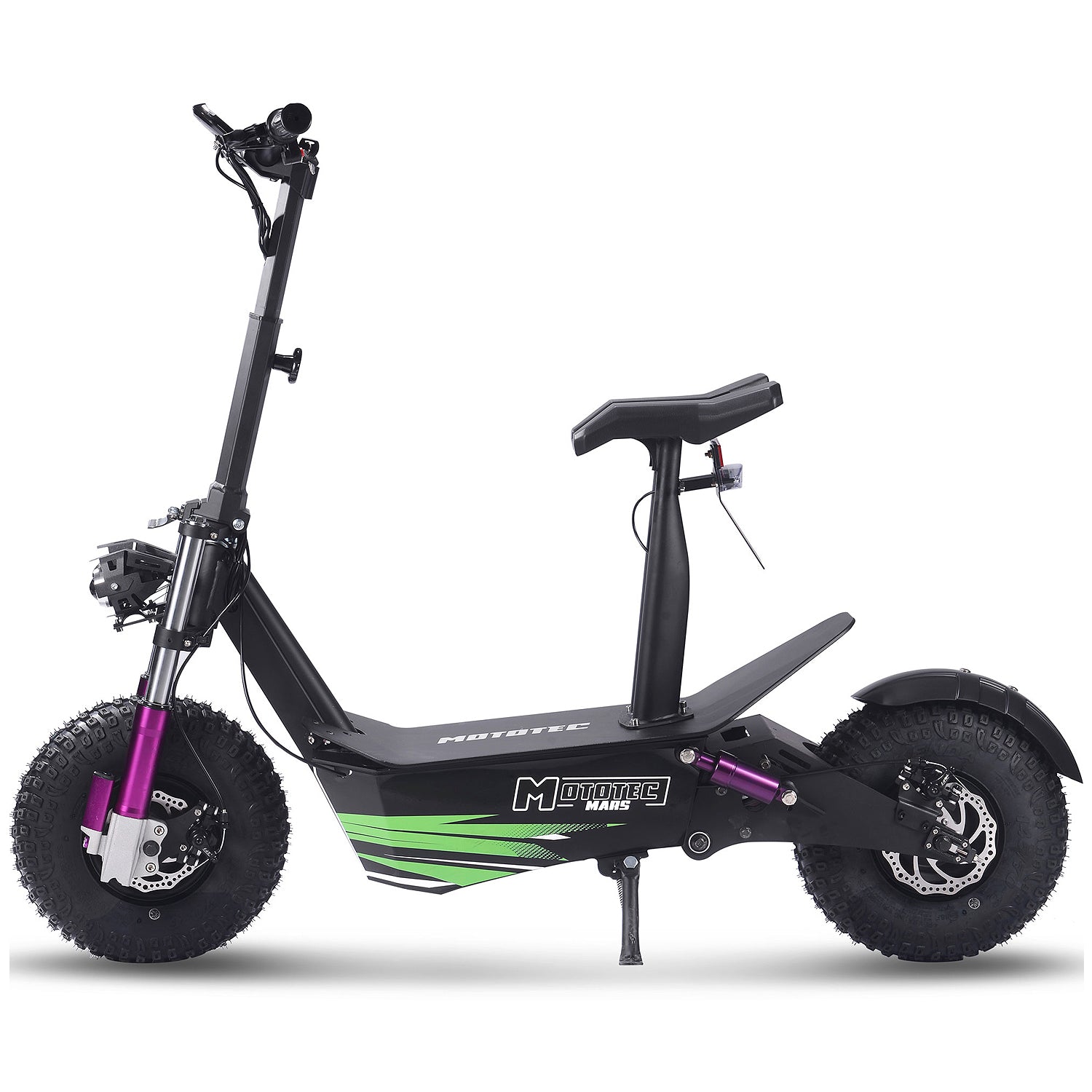MotoTec Mars 48V 2500W Electric Scooter Black
