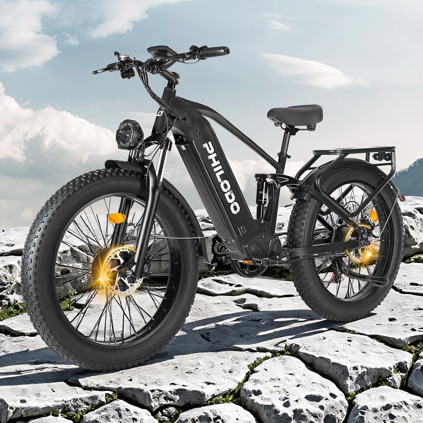 Philodo Falcon 60V 5000W Dual Motor Full Suspension Electric Bike