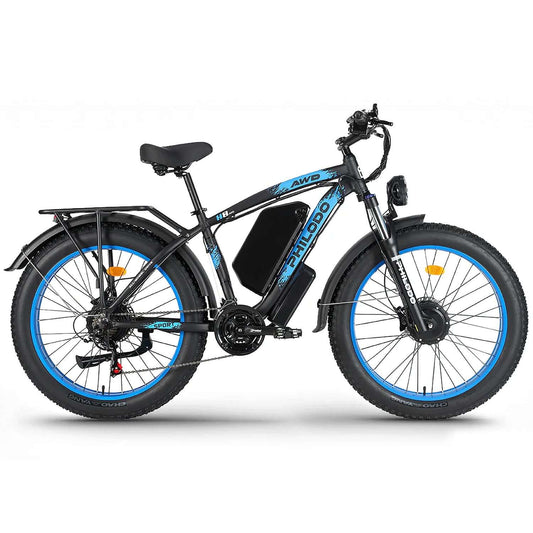 Philodo Upgraded H8 Dual Motor Fat Tire Electric Bike