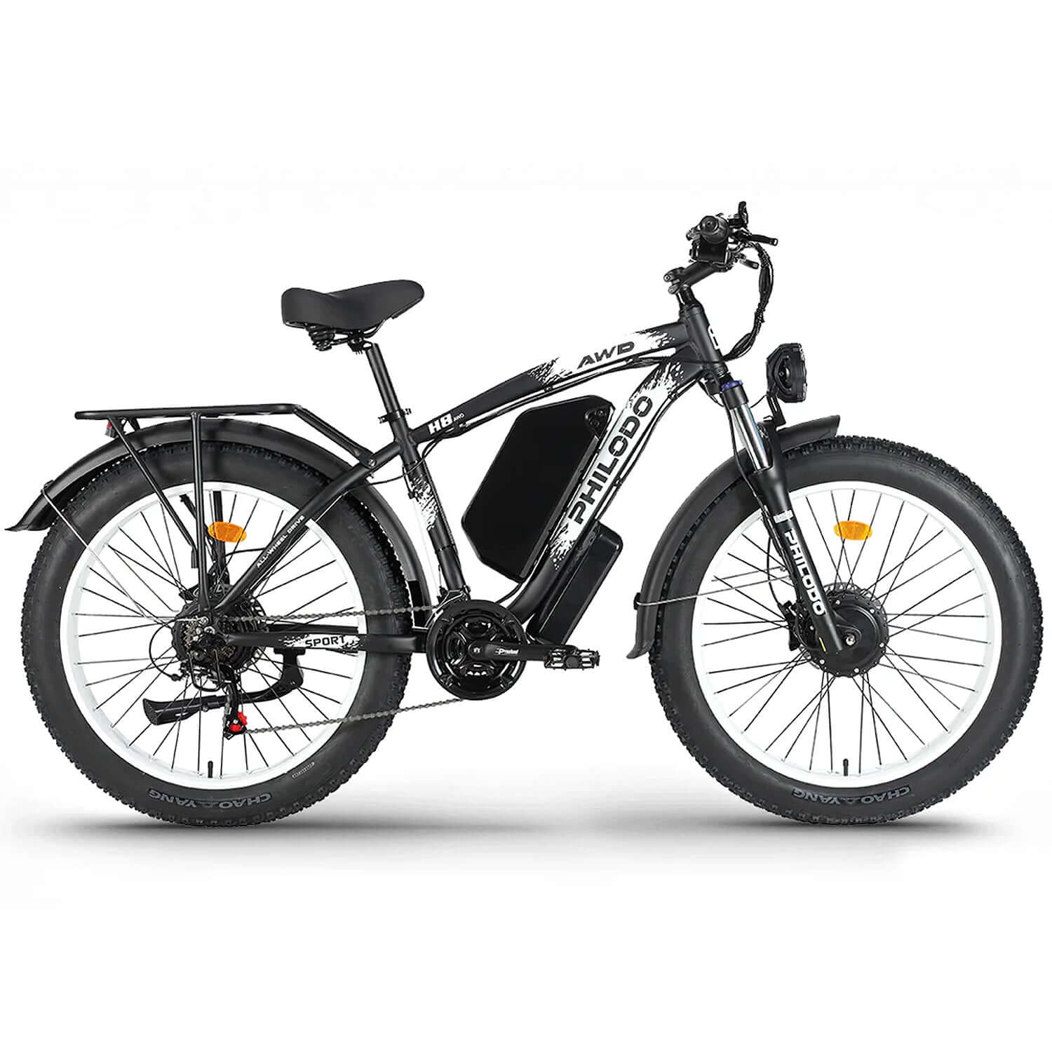 Philodo Upgraded H8 Dual Motor Fat Tire Electric Bike