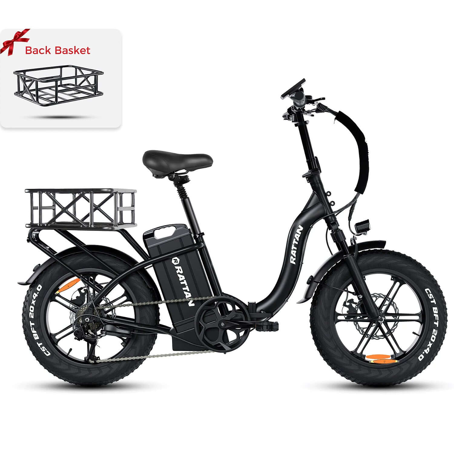 Rattan LF Ultra 48V 1000W Step-Thru Folding Electric Bike
