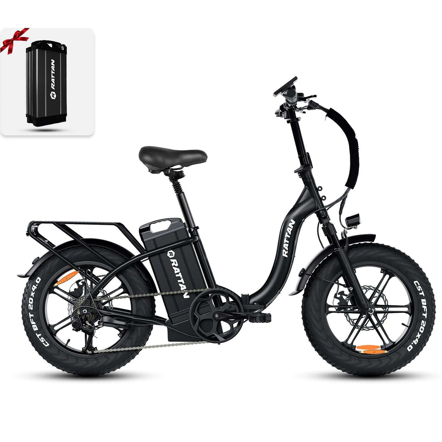 Rattan LF Ultra 48V 1000W Step-Thru Folding Electric Bike