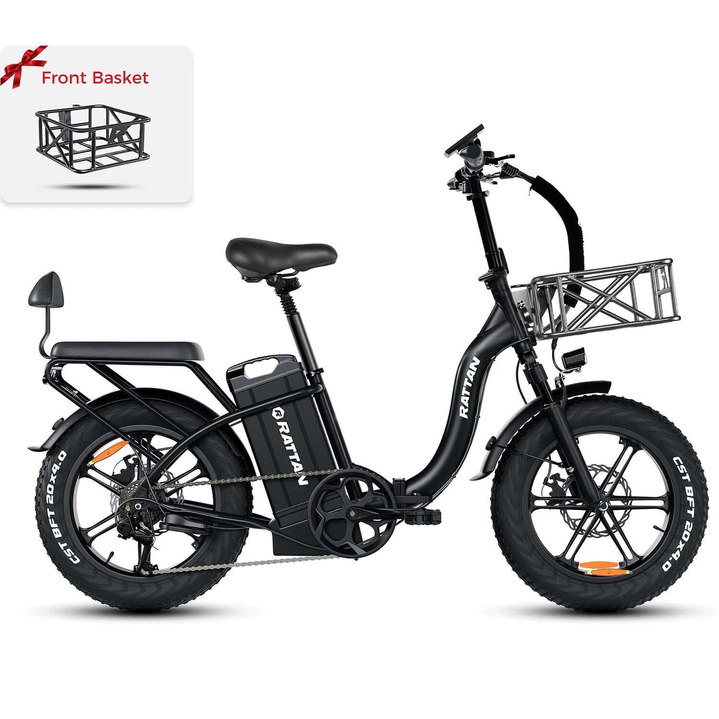 Rattan LF Ultra 48V 1000W Step-Thru Folding Electric Bike
