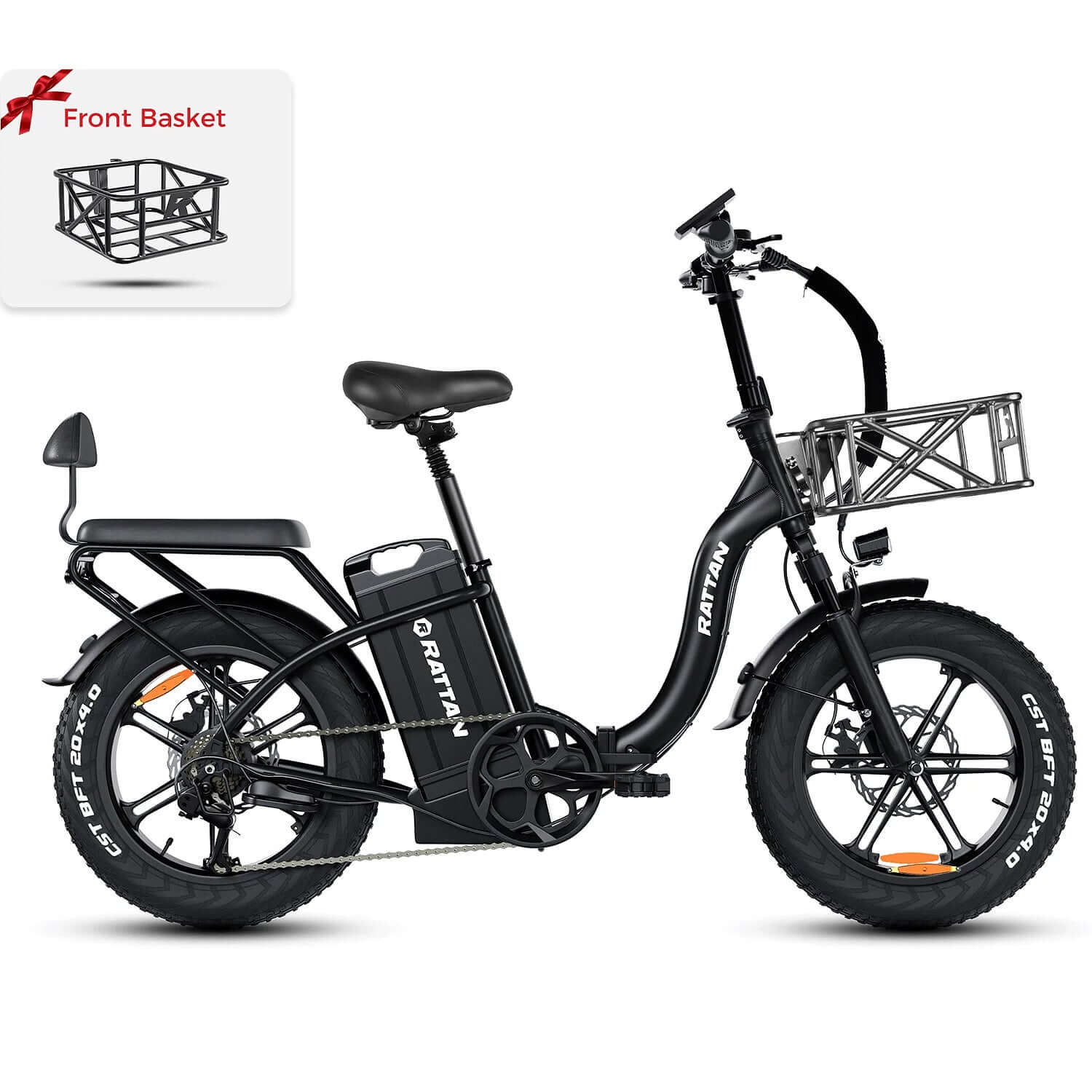 Rattan LF Ultra 48V 1000W Step-Thru Folding Electric Bike