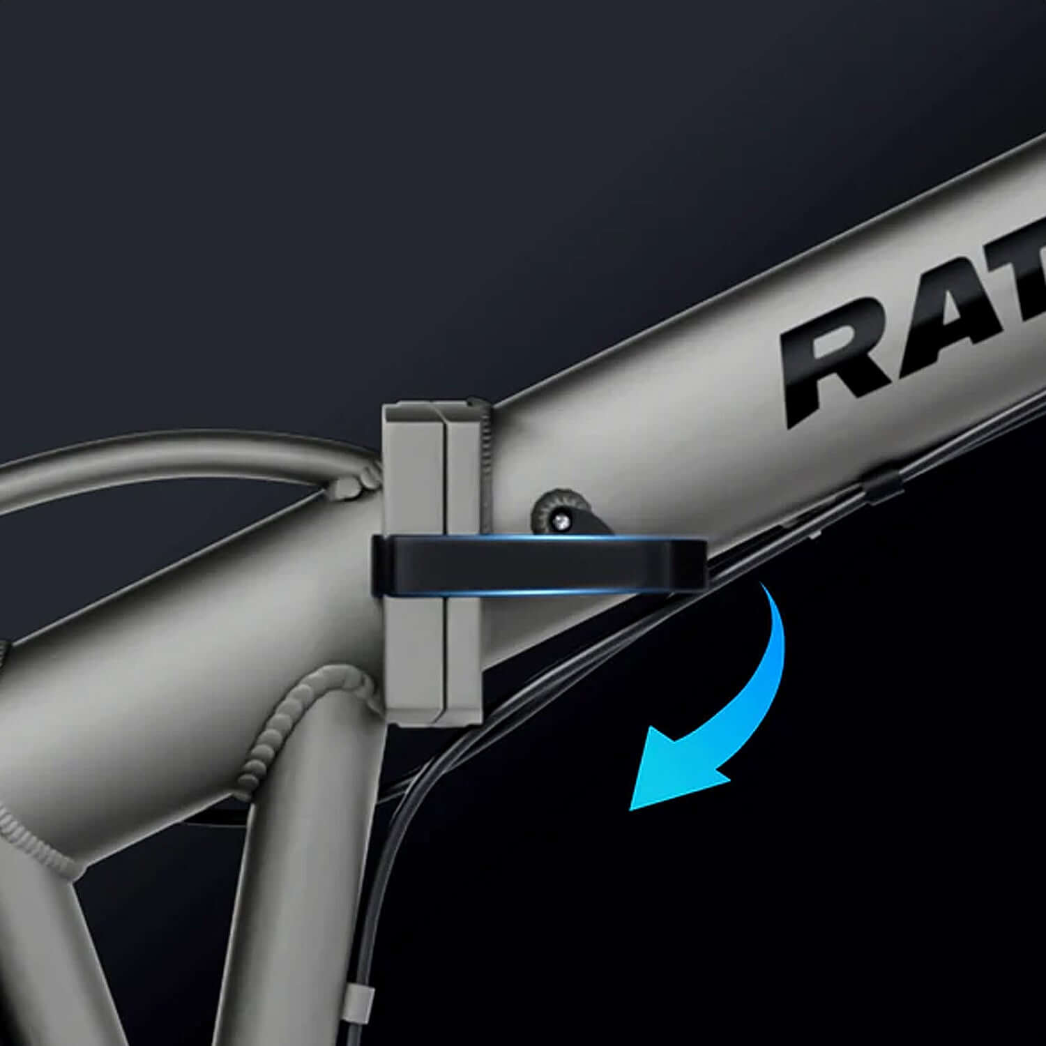 Rattan LM Ultra 48V 1000W High-Step Folding Electric Bike