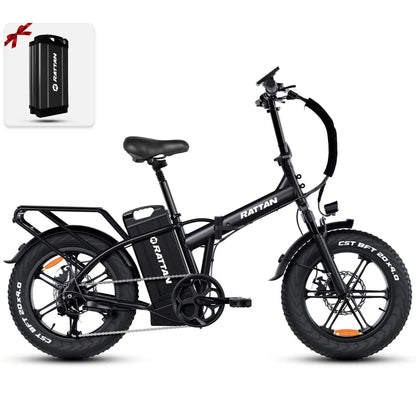 Rattan LM Ultra 48V 1000W High-Step Folding Electric Bike