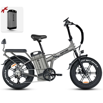 Rattan LM Ultra 48V 1000W High-Step Folding Electric Bike