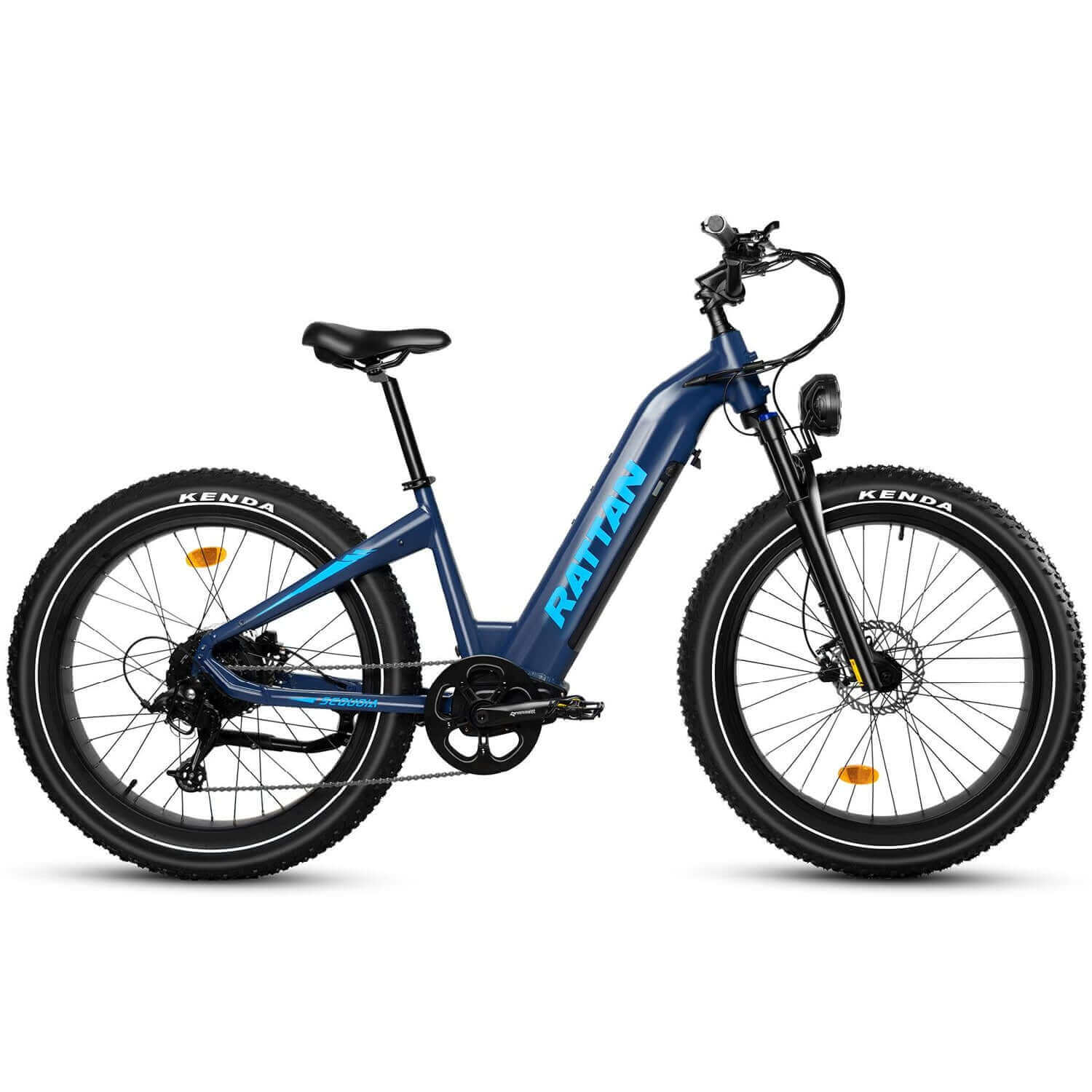Rattan Sequoia Electric Bike | 26" Fat Tire | Off-Road | 1200W Peak Motor | 48V 1920Wh Battery | Blue Rattan Sequoia Electric Bike | 26" Fat Tire | Off-Road | 1200W Peak Motor | 48V 1920Wh Battery | Blue