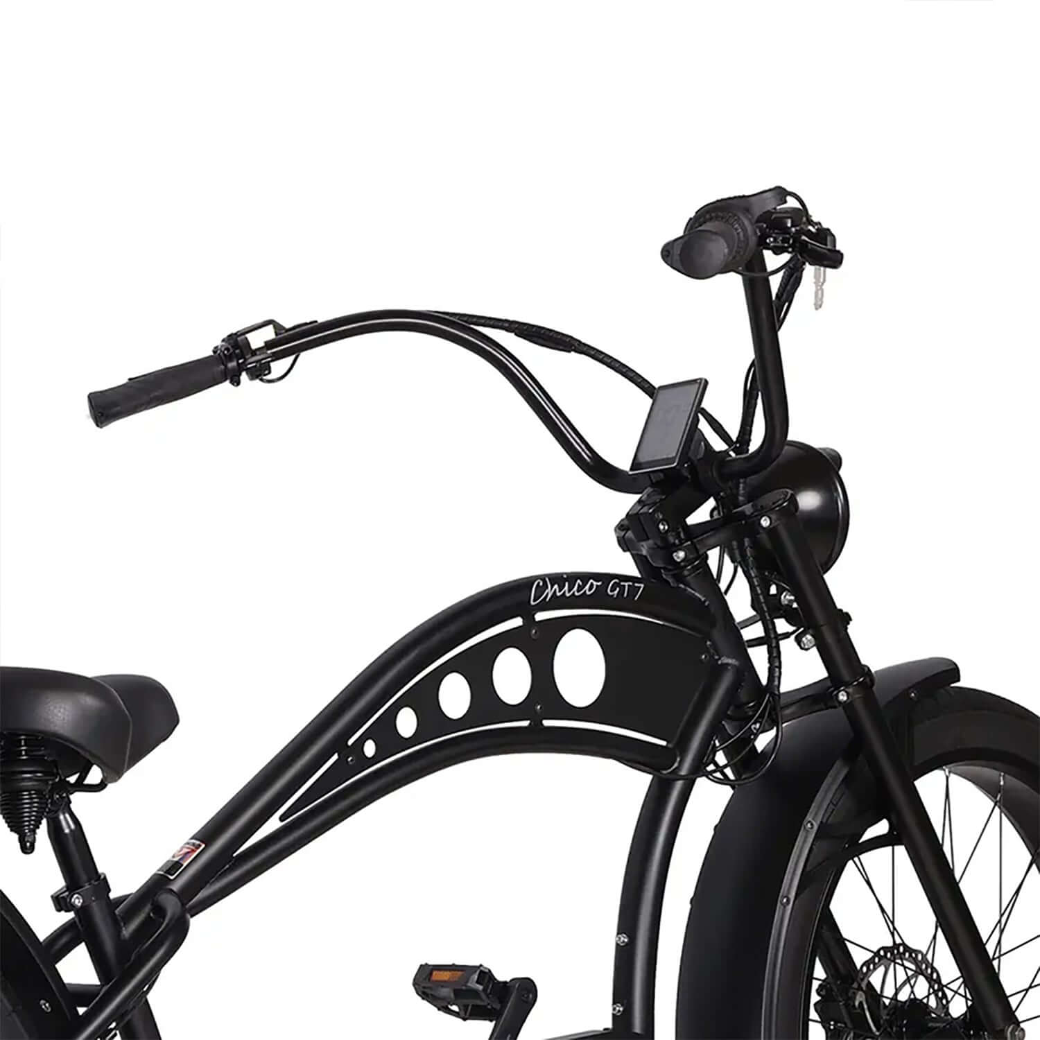 gt moto bicycle Tracer 750W 48V Chico GT7 Chopper Stretch Cruiser Fat Tire Electric Bike
